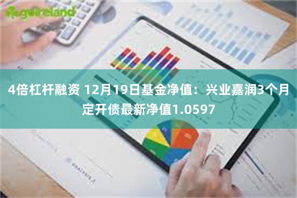 4倍杠杆融资 12月19日基金净值：兴业嘉润3个月定开债最新净值1.0597